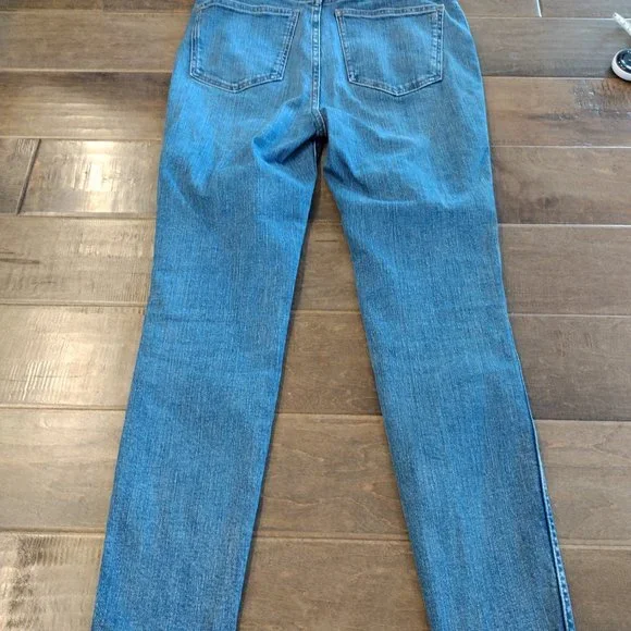 MADEWELL 10" High-Rise Skinny Jean, dark wash, 28 - Picture 4 of 14